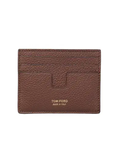 Tom Ford Full-Grain Leather Cardholder - Men | Thumbnail 1 Tom Ford Full-Grain Leather Cardholder - Men | Thumbnail 1