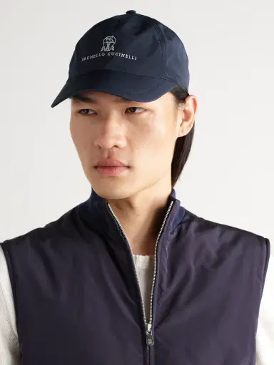 Brunello Cucinelli Logo-Embroidered Cotton-Twill Baseball Cap - Men | Thumbnail 2 Brunello Cucinelli Logo-Embroidered Cotton-Twill Baseball Cap - Men | Thumbnail 2