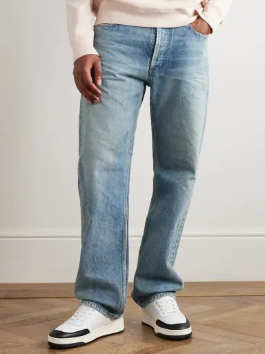 Saint Laurent SL/61 Two-Tone Leather Sneakers - Men | Thumbnail 2