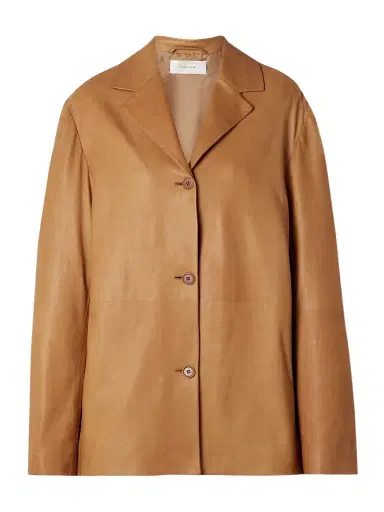 The Row Fabian Leather Jacket | Thumbnail 1 The Row Fabian Leather Jacket | Thumbnail 1