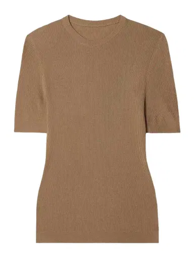 Khaite Celina Ribbed Wool-blend Top | Thumbnail 1 Khaite Celina Ribbed Wool-blend Top | Thumbnail 1