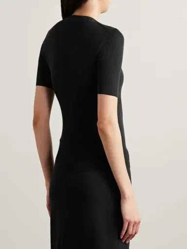 Khaite Celina Ribbed Wool-blend Top | Thumbnail 3 Khaite Celina Ribbed Wool-blend Top | Thumbnail 3