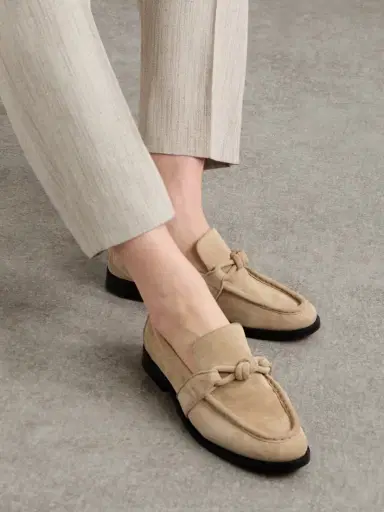 Bottega Veneta Astaire Embellished Suede Loafers | Thumbnail 2 Bottega Veneta Astaire Embellished Suede Loafers | Thumbnail 2