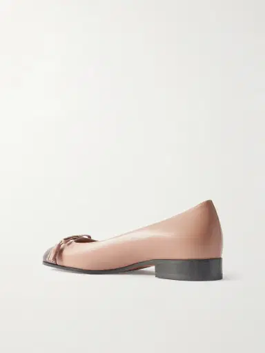 Valentino Garavani Ballerina Two-tone Leather Flats | Thumbnail 3 Valentino Garavani Ballerina Two-tone Leather Flats | Thumbnail 3