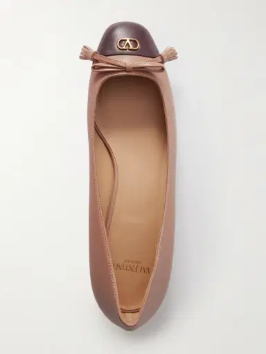 Valentino Garavani Ballerina Two-tone Leather Flats | Thumbnail 5 Valentino Garavani Ballerina Two-tone Leather Flats | Thumbnail 5