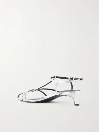 Jil Sander Metallic Leather Sandals | Thumbnail 3 Jil Sander Metallic Leather Sandals | Thumbnail 3