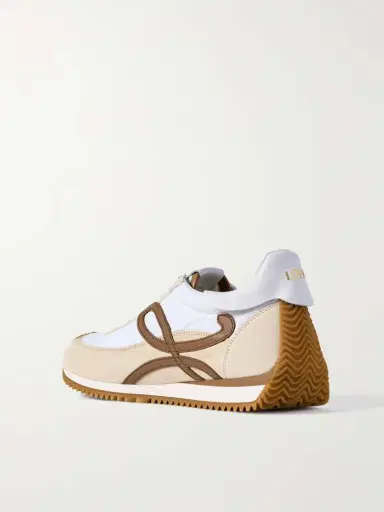 Loewe Flow Runner 2.0 Leather-trimmed Shell And Suede Sneakers | Thumbnail 3 Loewe Flow Runner 2.0 Leather-trimmed Shell And Suede Sneakers | Thumbnail 3