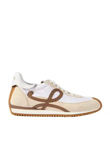 Loewe Flow Runner 2.0 Leather-trimmed Shell And Suede Sneakers | Thumbnail 1 Loewe Flow Runner 2.0 Leather-trimmed Shell And Suede Sneakers | Thumbnail 1