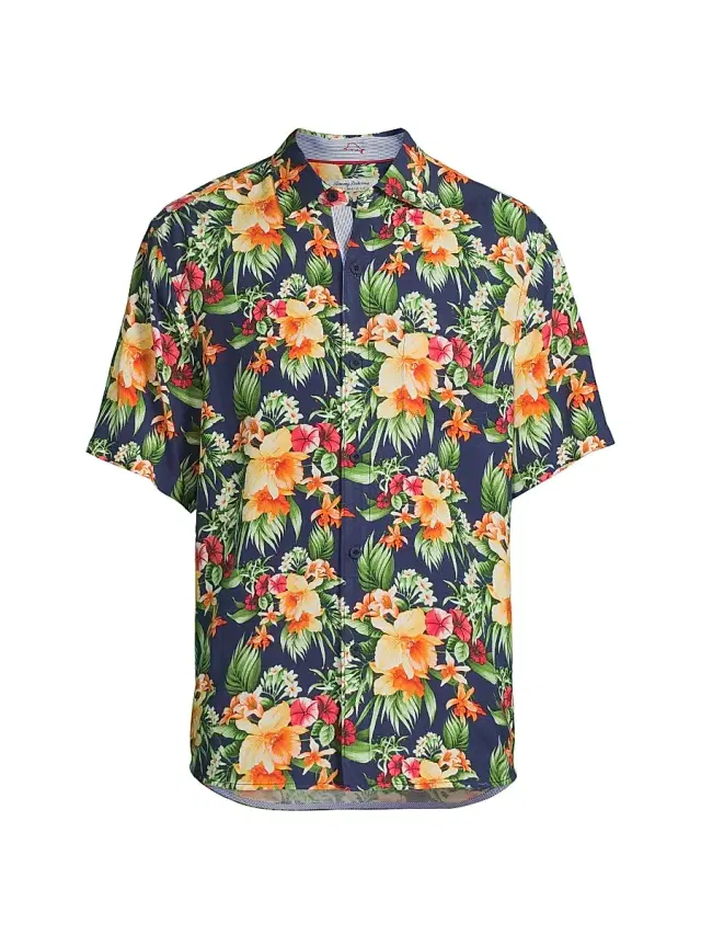 Tommy Bahama Men's Veracruz Cay Procida Paradise Shirt - Eclipse