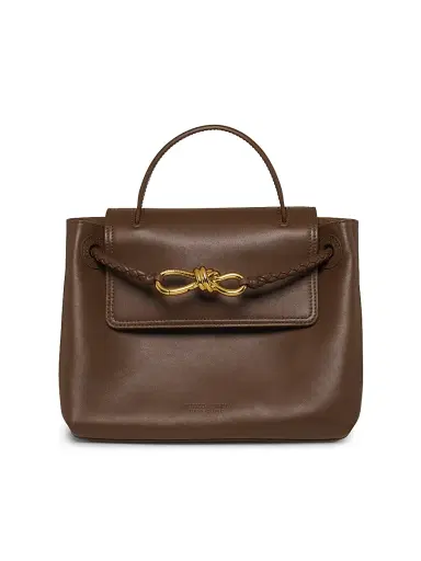 Bottega Veneta Women's Ciao Ciao Small Leather Top Handle bag - Nocciola Muse Brass | Thumbnail 1
