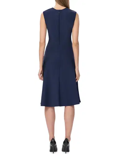 Hervé Léger Women's Satin Cowlneck Midi-Dress | Thumbnail 6