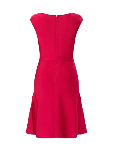 Hervé Léger Women's The Beatrice Knit Fit & Flare Midi-Dress - Hibiscus - Size XS | Thumbnail 2 Hervé Léger Women's The Beatrice Knit Fit & Flare Midi-Dress - Hibiscus - Size XS | Thumbnail 2