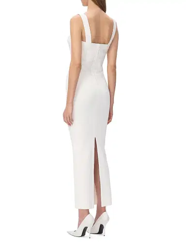 Hervé Léger Women's The Alessia Stretch-Crepe Cut-Out Gown - Alabaster - Size XS | Thumbnail 5 Hervé Léger Women's The Alessia Stretch-Crepe Cut-Out Gown - Alabaster - Size XS | Thumbnail 5