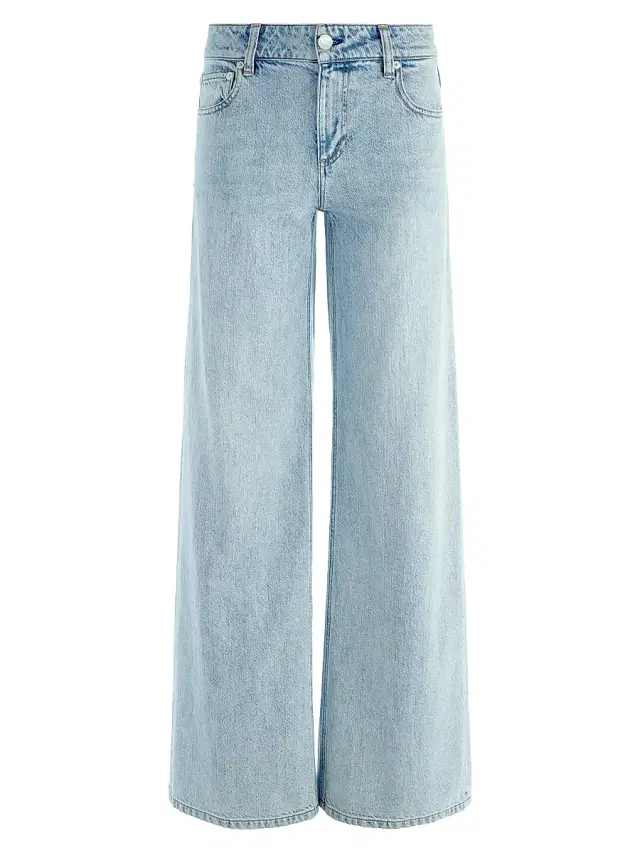ALICE + OLIVIA Women's Amazing Low-Rise Baggy Jeans - Rockstar Blue