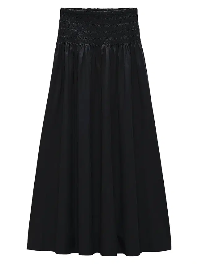 rag & bone Women's Blythe Poplin Maxi Skirt - Black