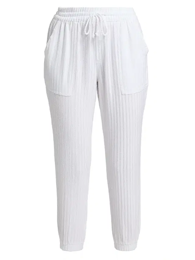 Stellae Dux Women's Kai Cotton Jogger Pants - White