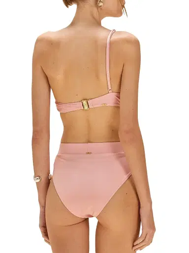 PatBO Women's Lagoa Flower Appliqué Bikini Top - Pink | Thumbnail 3