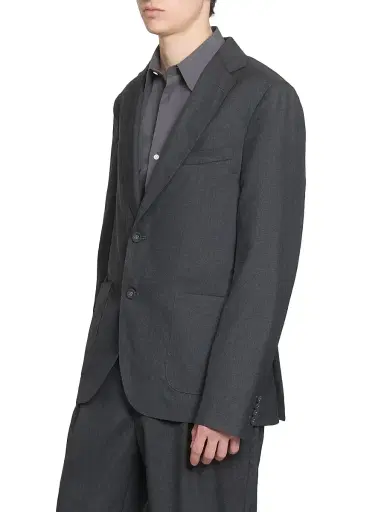 OFFICINE GÉNÉRALE Men's Arthus Wool Italian Fresco Jacket | Thumbnail 3 OFFICINE GÉNÉRALE Men's Arthus Wool Italian Fresco Jacket | Thumbnail 3