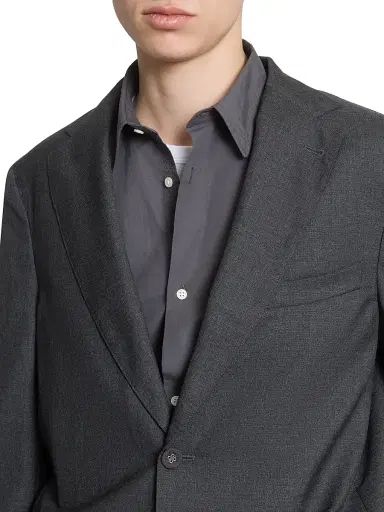 OFFICINE GÉNÉRALE Men's Arthus Wool Italian Fresco Jacket | Thumbnail 5 OFFICINE GÉNÉRALE Men's Arthus Wool Italian Fresco Jacket | Thumbnail 5