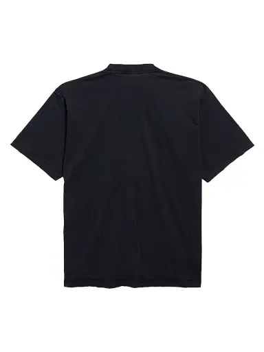 Balenciaga Men's Laurel Classic Medium Fit T-Shirt - Faded Black - Size XXS | Thumbnail 2