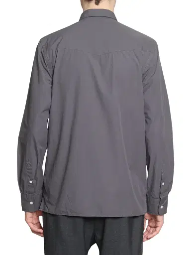 OFFICINE GÉNÉRALE Men Soft Collar Cotton Button-Front Shirt | Thumbnail 5
