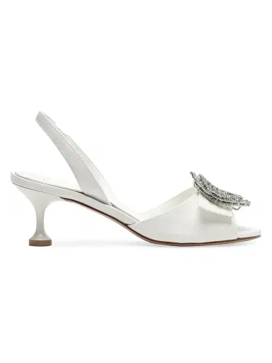 Alexandre Birman Women's Easy Madelina Crystal-Embellished 60MM Slingback Sandals | Thumbnail 1 Alexandre Birman Women's Easy Madelina Crystal-Embellished 60MM Slingback Sandals | Thumbnail 1