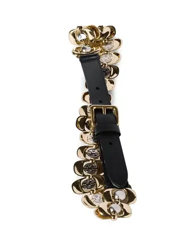 Miu Miu Women's Leather and Metal Belt - Black - Size 32 | Thumbnail 2 Miu Miu Women's Leather and Metal Belt - Black - Size 32 | Thumbnail 2