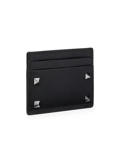 Valentino Garavani Men's Rockstud Cardholder - Black | Thumbnail 2