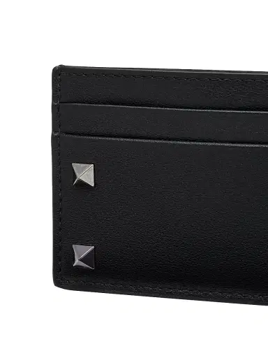 Valentino Garavani Men's Rockstud Cardholder - Black | Thumbnail 4