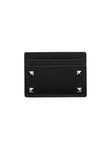 Valentino Garavani Men's Rockstud Cardholder - Black | Thumbnail 1