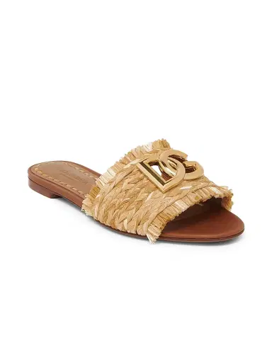 Dolce & Gabbana Women's Logo Woven Sandals - Legno Natural - Size 11.5 | Thumbnail 2 Dolce & Gabbana Women's Logo Woven Sandals - Legno Natural - Size 11.5 | Thumbnail 2
