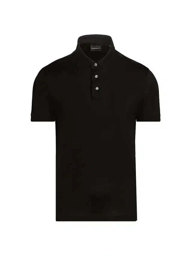 Giorgio Armani Men's RP Polo Shirt - Black