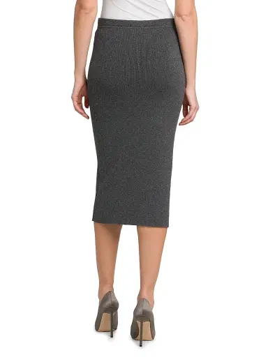 Tom Ford Women's Rib-Knit Cashmere-Cotton Pencil Skirt | Thumbnail 5 Tom Ford Women's Rib-Knit Cashmere-Cotton Pencil Skirt | Thumbnail 5