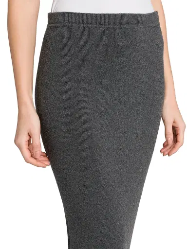 Tom Ford Women's Rib-Knit Cashmere-Cotton Pencil Skirt | Thumbnail 7 Tom Ford Women's Rib-Knit Cashmere-Cotton Pencil Skirt | Thumbnail 7
