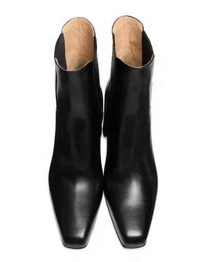 Gabriela Hearst Women's Luke Leather 90MM Booties - Black - Size 12 | Thumbnail 4 Gabriela Hearst Women's Luke Leather 90MM Booties - Black - Size 12 | Thumbnail 4
