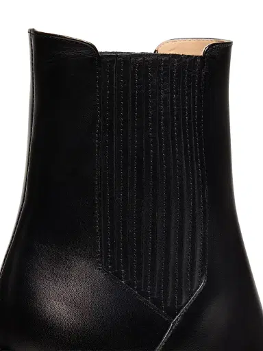 Gabriela Hearst Women's Luke Leather 90MM Booties - Black - Size 12 | Thumbnail 6 Gabriela Hearst Women's Luke Leather 90MM Booties - Black - Size 12 | Thumbnail 6
