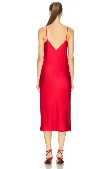 Norma Kamali Bias Slip Midcalf Dress | Thumbnail 3 Norma Kamali Bias Slip Midcalf Dress | Thumbnail 3