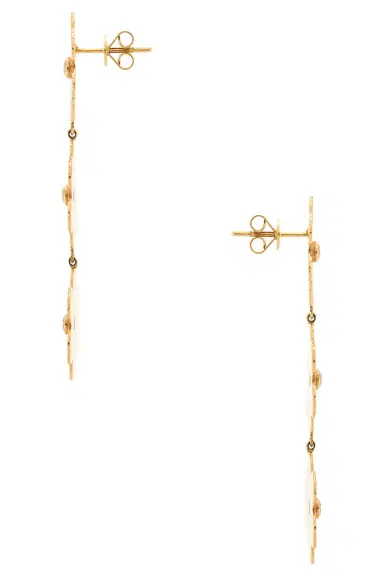 Siena Jewelry Flower Drop Earrings | Thumbnail 3