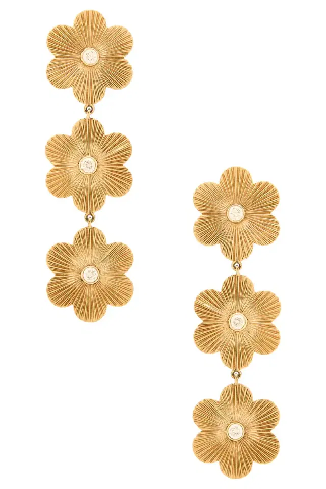 Siena Jewelry Flower Drop Earrings