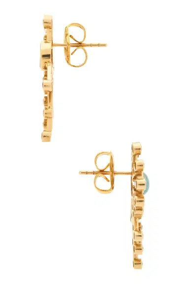 Siena Jewelry Diamond Opal Earrings | Thumbnail 3