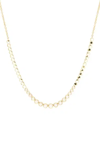 Siena Jewelry Bezel Diamond Necklace | Thumbnail 3