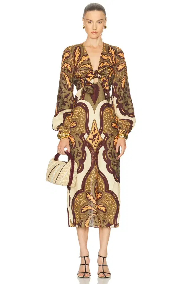 Johanna Ortiz Across Paradise Ankle Dress
