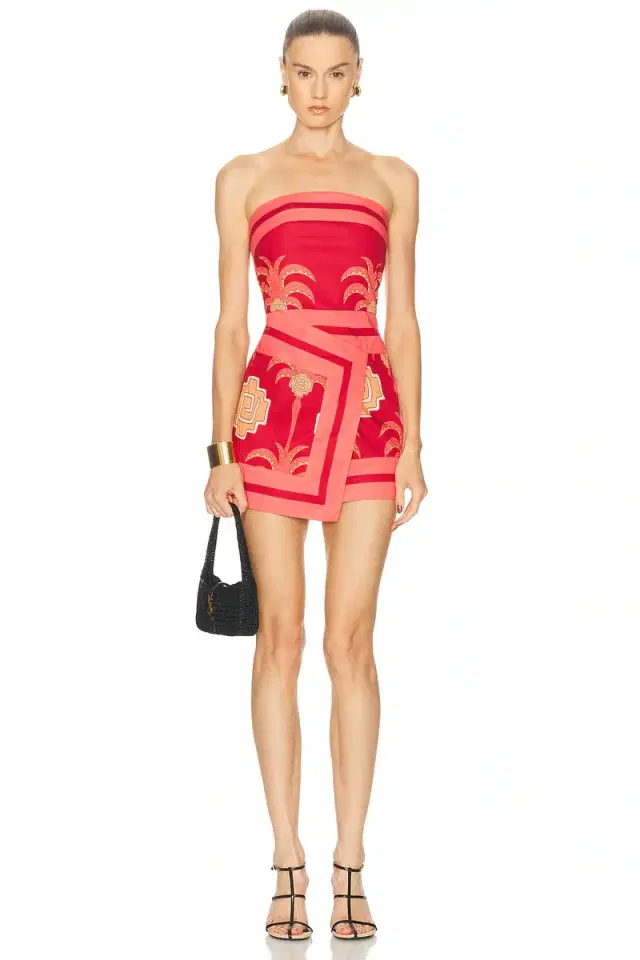 Johanna Ortiz Raiz Ritual Mini Dress