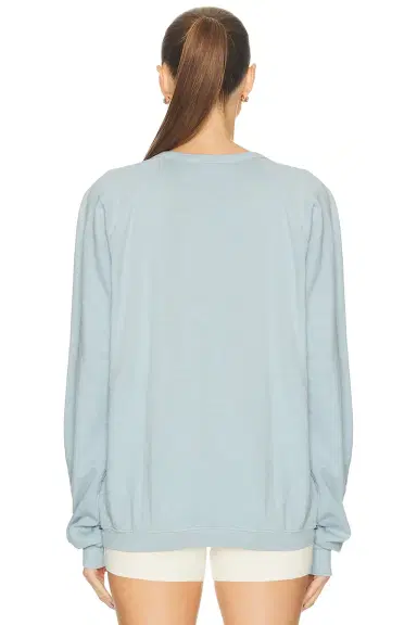 Eterne Oversized Lightweight French Terry Raglan Sweatshirt | Thumbnail 3