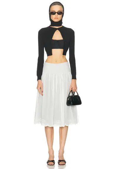 Mirror Palais Petal Lady Length Skirt | Thumbnail 5