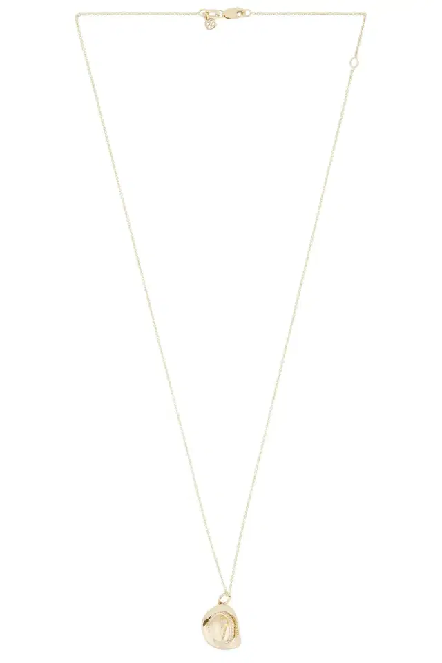 Sydney Evan Cowboy Hat Charm Necklace