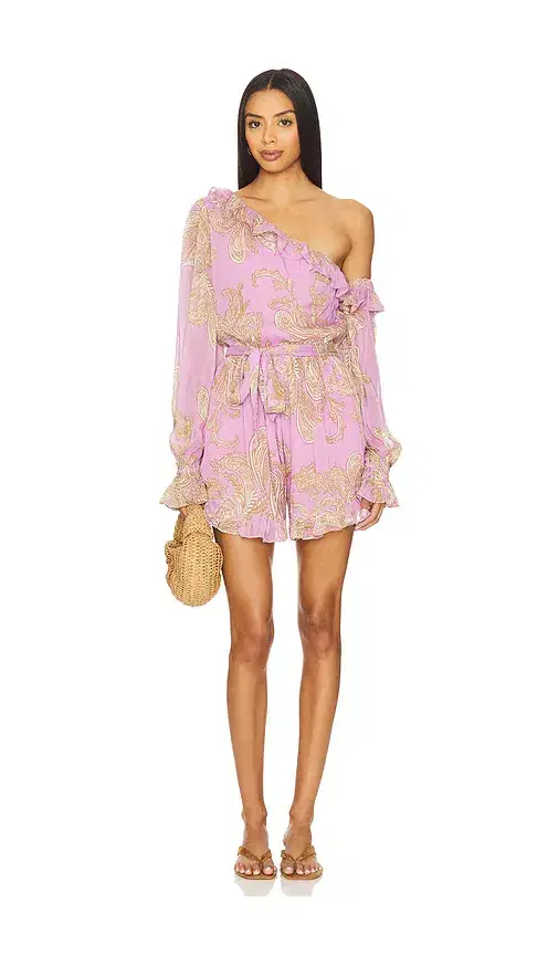 Hemant & Nandita Romper With Tie Up Belt