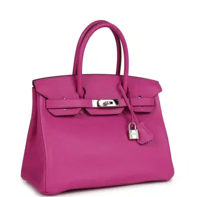 HERMÈS Pre-owned Hermes Birkin 30 Magnolia Novillo Palladium Hardware | Thumbnail 2 HERMÈS Pre-owned Hermes Birkin 30 Magnolia Novillo Palladium Hardware | Thumbnail 2