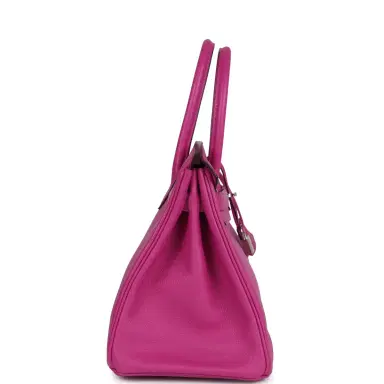 HERMÈS Pre-owned Hermes Birkin 30 Magnolia Novillo Palladium Hardware | Thumbnail 3 HERMÈS Pre-owned Hermes Birkin 30 Magnolia Novillo Palladium Hardware | Thumbnail 3