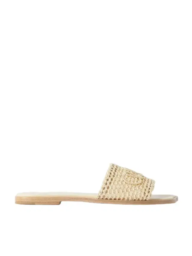 Flower Crocheted Slides